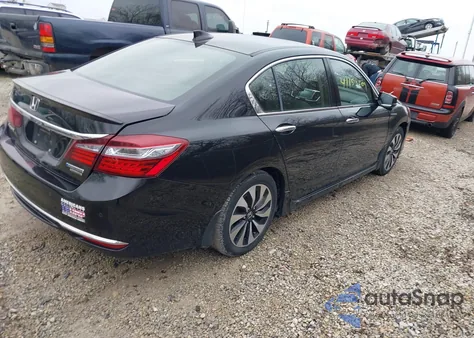 2017 Honda Accord Hybrid Touring из США, поврежденный, VIN JHMCR6F74HC019590